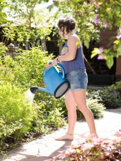 French Blue Watering Can -Outdoor Garden Care Shop 06341 1341 tif