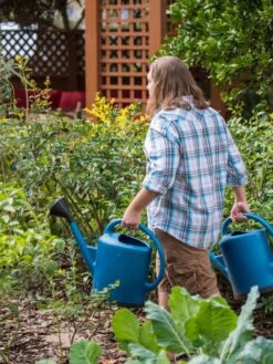 French Blue Watering Can -Outdoor Garden Care Shop 06341 1390 tif