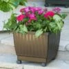 Self-Watering Rolling Planters, 15" -Outdoor Garden Care Shop 34 505 d