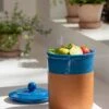 Ceramic & Terra Cotta Compost Crock -Outdoor Garden Care Shop 3 4 crop 8612571 0055 ceramic terra cotta compost crock