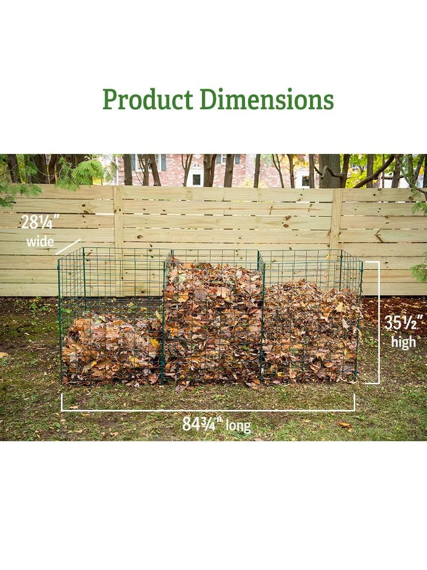 3-Bin Wire Composter 6 3-Bin Wire Composter - Image 4