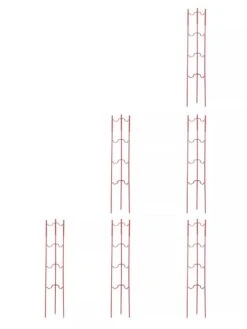 Stacking Tomato Ladders, Set Of 6 -Outdoor Garden Care Shop 40309 Red stacking tomato ladders set of 6 red tif