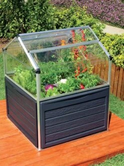 Canopia® By Palram Plant Inn™ Raised Bed Greenhouse, 4' X 4' -Outdoor Garden Care Shop 8588308 16V jpg