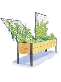 Space-Maker Pivoting Trellis, 8' -Outdoor Garden Care Shop 8590367 SMTrellis 8ft tif
