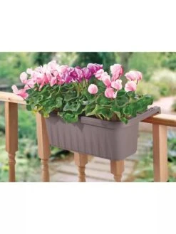 Adjustable Self-Watering Railing Planter, 24" -Outdoor Garden Care Shop 8592173 02V 3 4