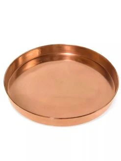 Large Round Copper Plant Tray, 14" -Outdoor Garden Care Shop 8593531 1173 tif