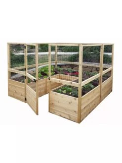 Garden In A Box With Deer Fence, 8' X 12' -Outdoor Garden Care Shop 8595875 07V 3 4