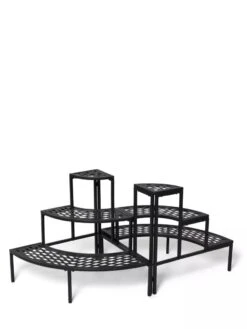 Quarter-Round Lattice Plant Stand -Outdoor Garden Care Shop 8596372 6792 tif