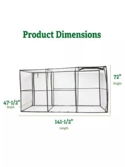 Crop Cage, 4' X 12' -Outdoor Garden Care Shop 8596540 2