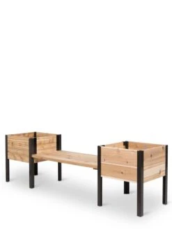 Elevated Cedar Planter Bench Kit, Natural, 90" -Outdoor Garden Care Shop 8597992 10053 tif