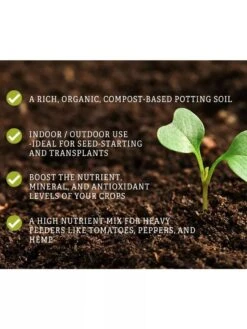 Vermont Compost Company Fort Vee™ Potting Mix, 20 Quarts -Outdoor Garden Care Shop 8599281 3