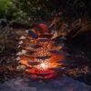Desert Steel Pine Cone Luminary -Outdoor Garden Care Shop 8599563 01V tif