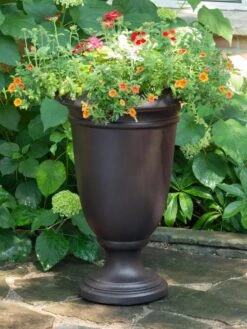 Ellington Self-Watering Urn Planter, 24" 12 Ellington Self-Watering Urn Planter, 24" -Outdoor Garden Care Shop 8600110 02V tif