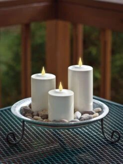 Outdoor LED Pillar Candles -Outdoor Garden Care Shop 8609405 02v