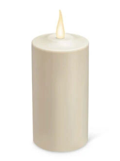 Outdoor LED Pillar Candles -Outdoor Garden Care Shop 8609405 04v outdoor led pillar candle 6 inch