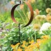 Corten Circle Garden Sculpture