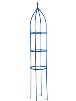 Fleur De Lis Obelisk, 86.8" -Outdoor Garden Care Shop 8611664 03760 tif