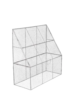 Chicken Wire Flat Back Crop Coop -Outdoor Garden Care Shop 8611701 FlatBackCropCoop gif