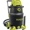 Sun Joe® 16-Gal 1200W 6.5 Pk HP Wet/Dry Shop Vac, HEPA Filtration, Wheeled W/Attachments
