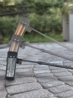 Sun Joe® 1500W Elec. Infrared OD Patio Heater, Adjust Ht. Range, W/Wall Bracket & Cover -Outdoor Garden Care Shop 8612532 08v