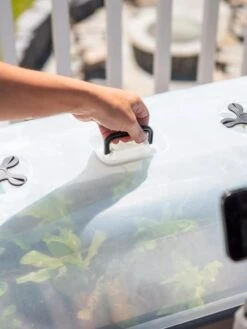 Self-Watering Standing Salad Planter With Cloche -Outdoor Garden Care Shop 8612702 2036 tif