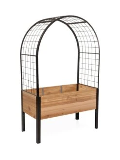 2’ X 4’ Arch Trellis For Planter Boxes -Outdoor Garden Care Shop 8612976 0006