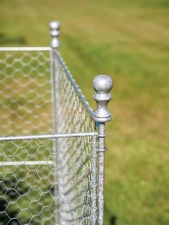 Tall Chicken Wire Critter Fence With Gate -Outdoor Garden Care Shop 8613260 0082