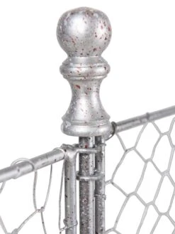 Tall Chicken Wire Critter Fence With Gate -Outdoor Garden Care Shop 8613260 6057
