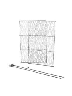 Tall Chicken Wire Critter Fence Extension Panel, Set Of 2 -Outdoor Garden Care Shop 8613262 6063 tall chicken wire critter fence extension panel set of 2 galvanized