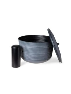 Ribbed Hose Pot With Lid -Outdoor Garden Care Shop 8613332 5804