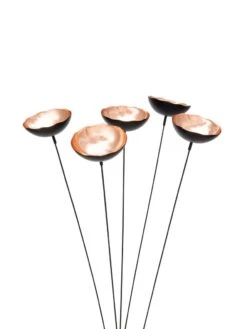 Copper Poppy Sways, Set Of 5 -Outdoor Garden Care Shop 8613342 9215