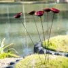 Red Poppy Sways, Set Of 5 -Outdoor Garden Care Shop 8613343 2 red poppy sways set of 5