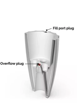 Sedona Tall Planter, 28" Height -Outdoor Garden Care Shop 8613525 08V