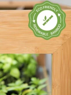 Bamboo LED Grow Light Garden For Succulents And Seeds -Outdoor Garden Care Shop bamboo grow light icon 3 4 1